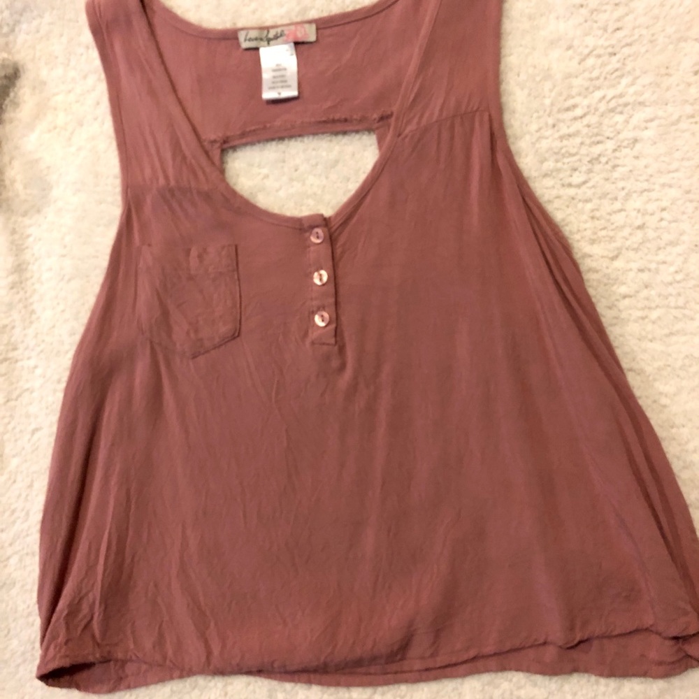 Pink tank top